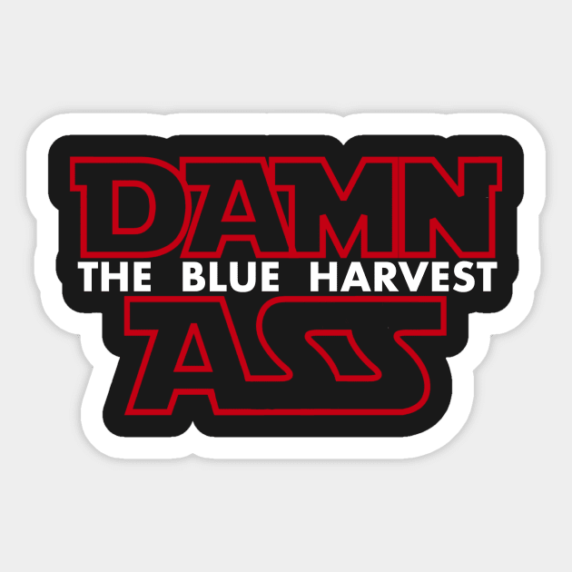 Blue Harvest D.A. Sticker by Blueharvestpodcast